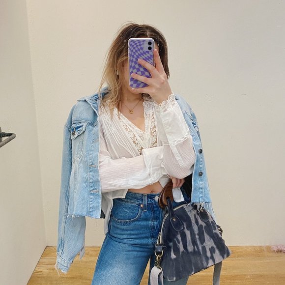 NWT Free People Amelia Slouchy Trucker Jacket - Picture 5 of 7